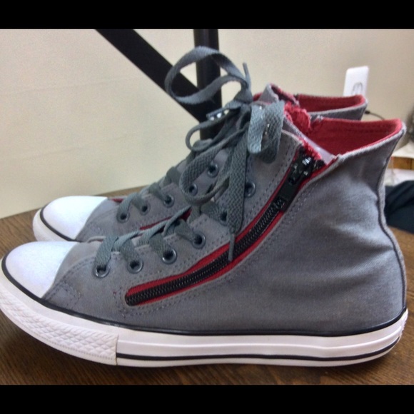 converse all star double zipper
